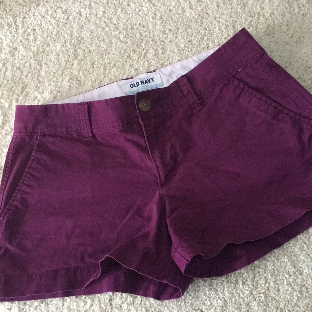 Purple shorts
